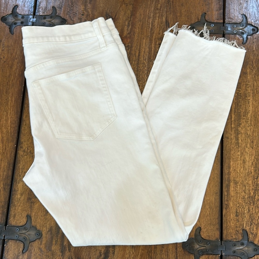 J. Crew Men's Slim Straight Jeans - Cream